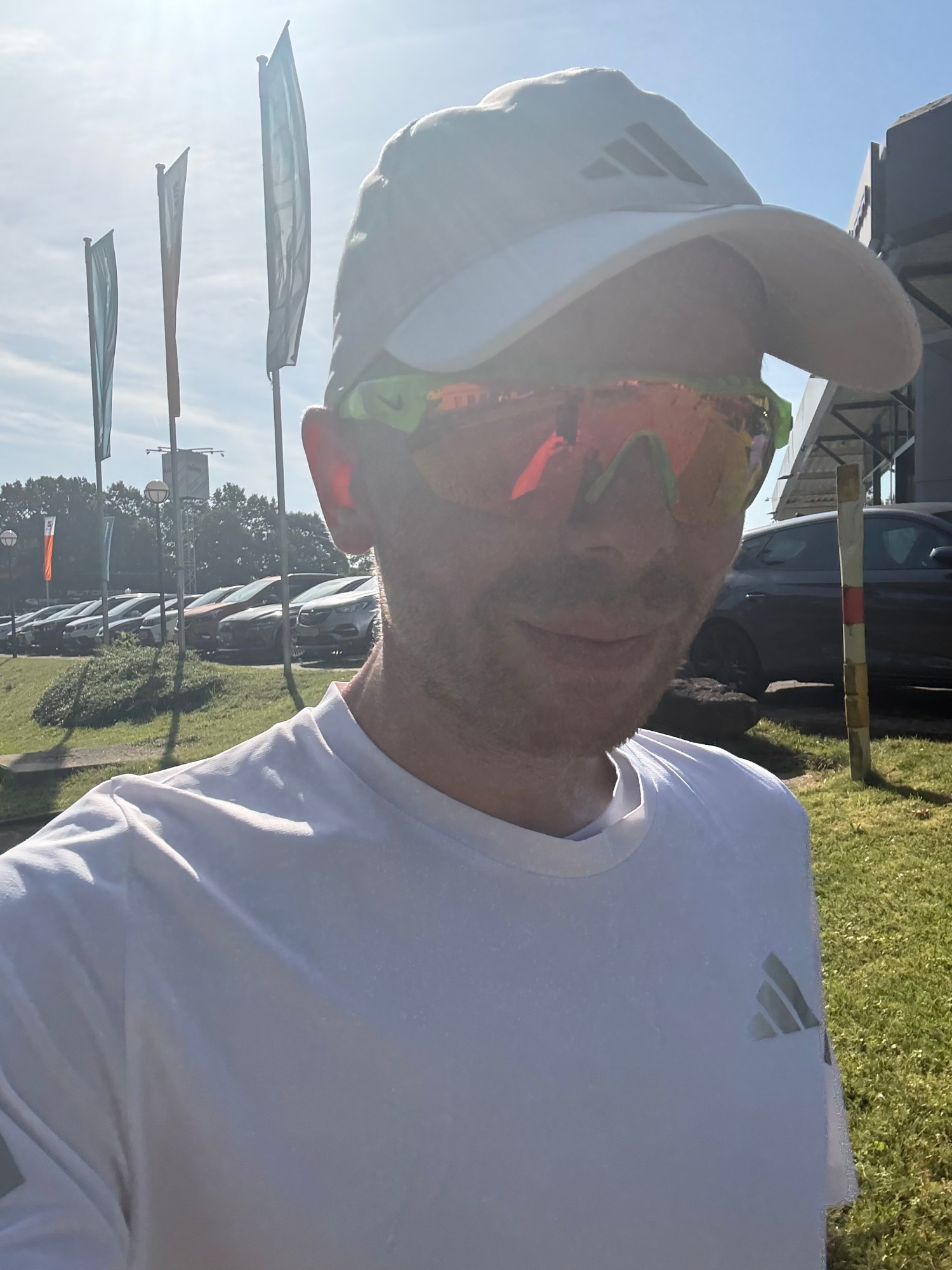 Chris alias Heady bei einem Laufevent
